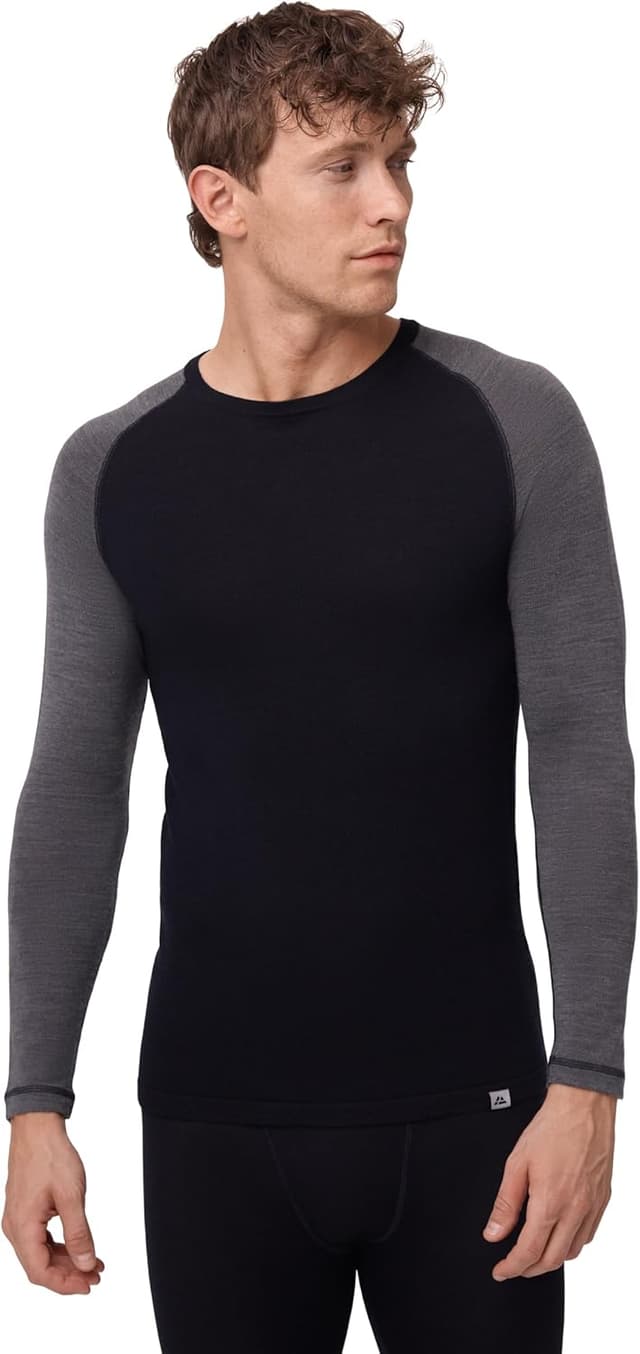 Thumbnail 6 de DANISH ENDURANCE Maglia termica uomo in lana merino manica lunga per sci