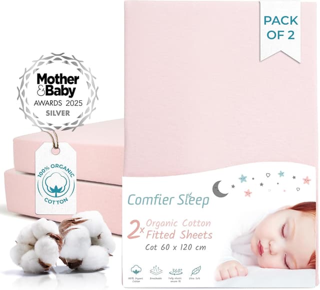 Thumbnail 6 de Comfier Sleep CoZee 51x85cm crib sheets