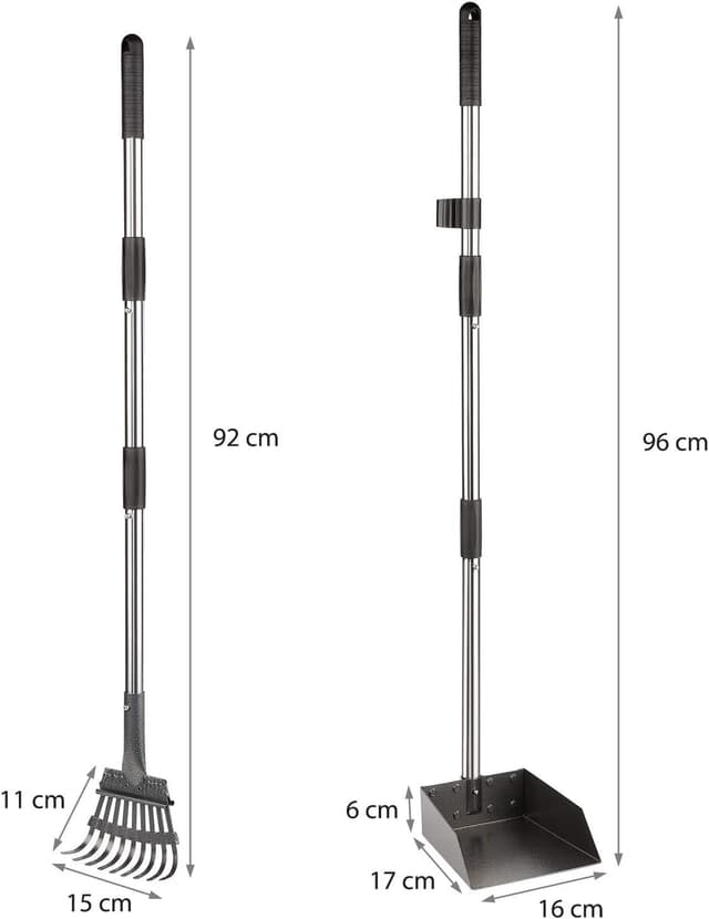 Detalle de Yangbaga XL dog pooper scooper 38.4 inch handle