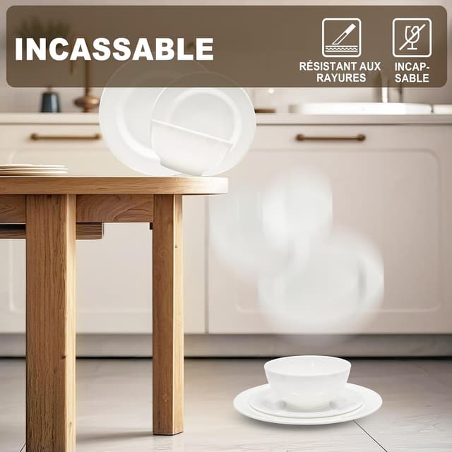 Thumbnail 2 de 12 assiettes et bols 36 pièces