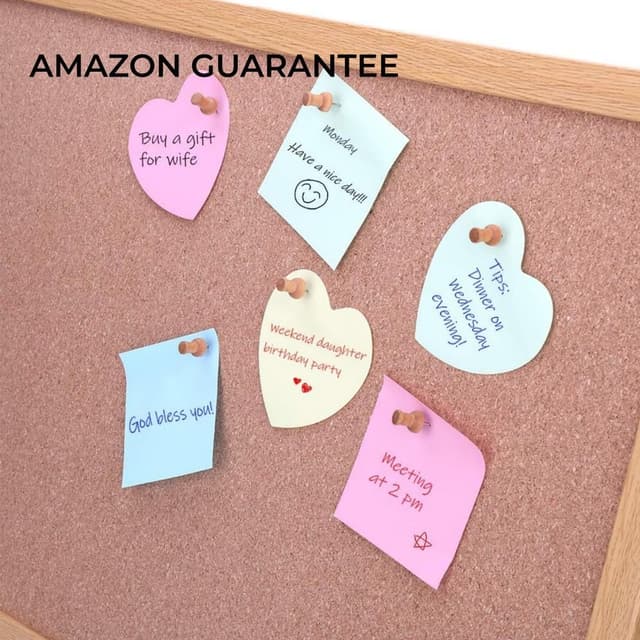 Detalle 2 de H&S 100pcs Wooden Push Pins for cork