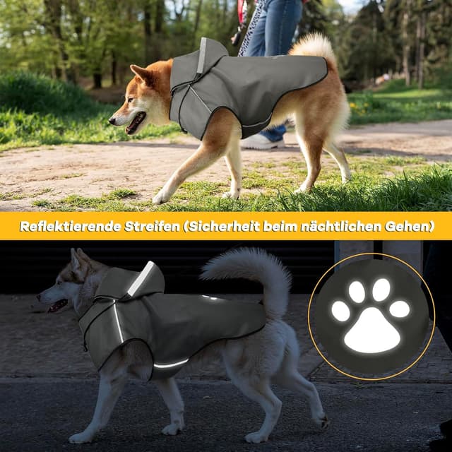 Detalle de Manteau de pluie pour chien imperméable M