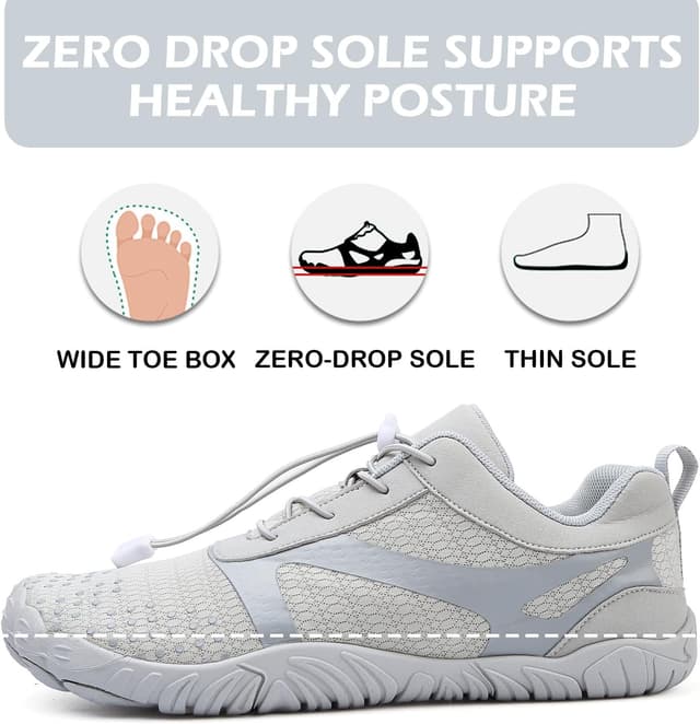 Detalle de DimaiGlobal Scarpe barefoot Zero-Drop antiscivolo