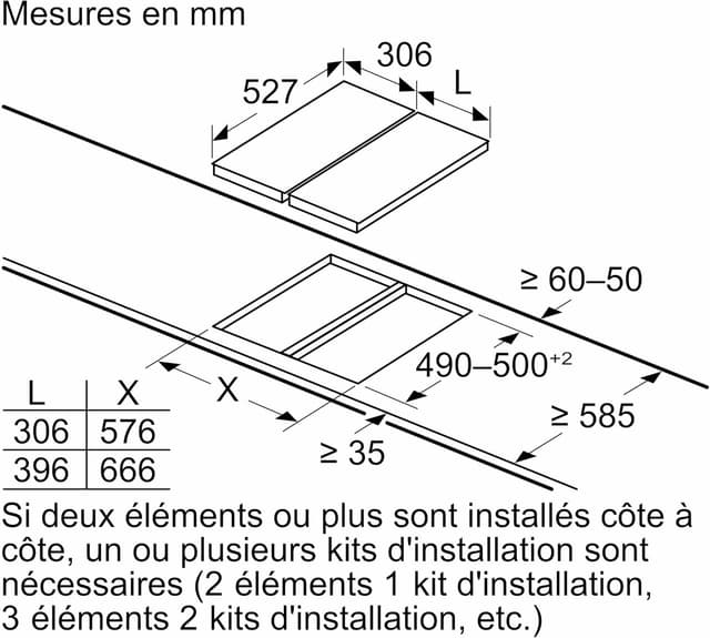 Detalle 1 de Bosch PKF375FP2E, plaque vitrocéramique 3500 W