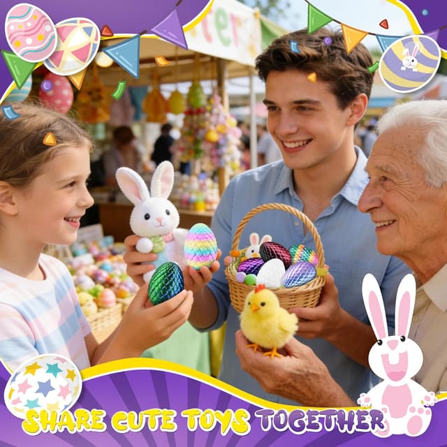 Detalle 2 de Impossmaker Dragon Eggs 12PCS 3D Printed Set