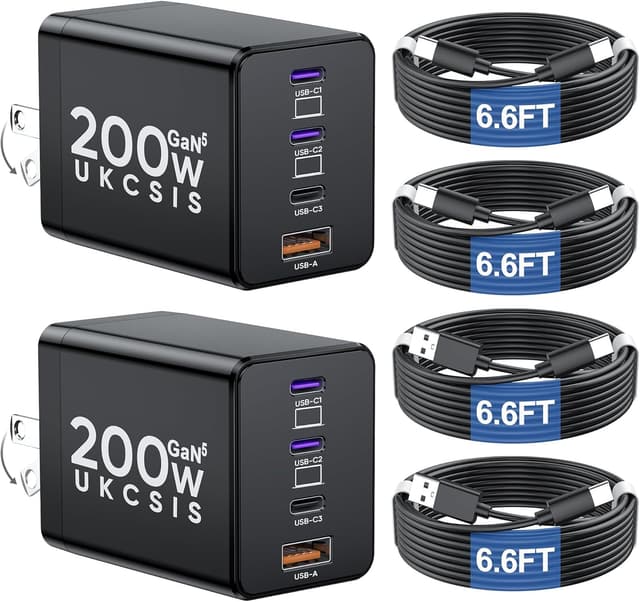 Detalle de 2 Pack 180W USB C Charger Block 🔌