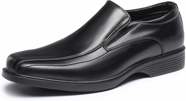 Detalle de Bruno Marc Men’s Square Toe Dress Loafers Formal Shoes