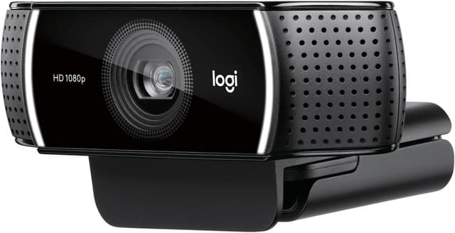 Detalle de Logitech C922 Pro Stream Webcam (HD 1080p/30fps or HD 720p/60fps) with stereo audio – black