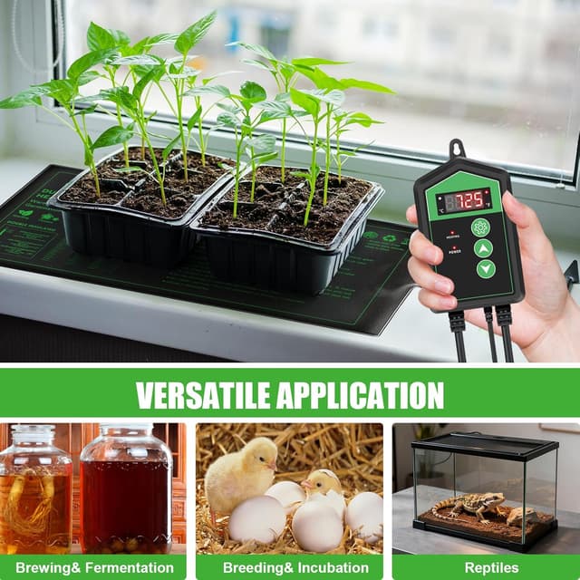 Detalle de Termostato digitale RIOGOO per tappetino termico 1000 W