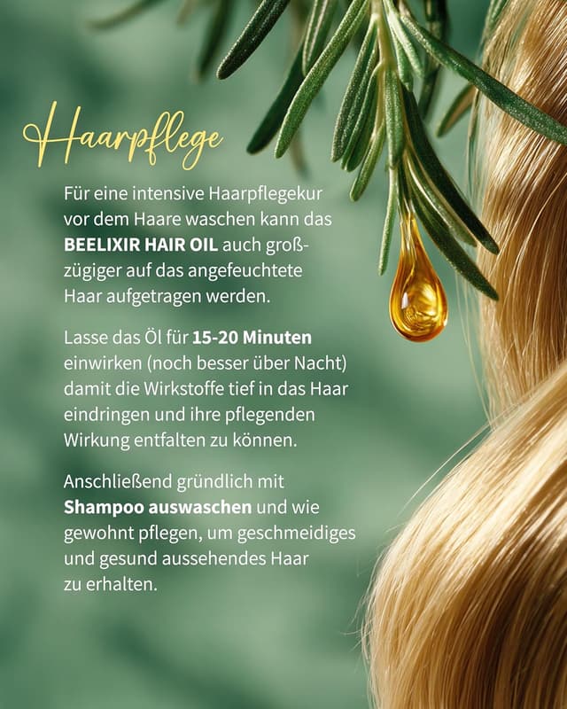 Detalle 2 de bedrop Beelixir Haaröl mit Manuka