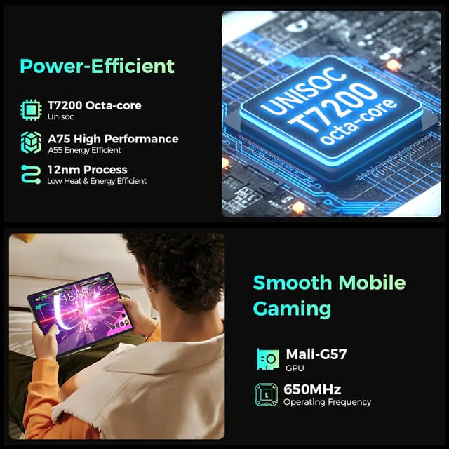 Detalle 2 de TECLAST P50T tablet Android 16 11 90Hz