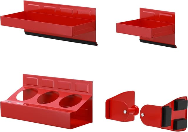 Detalle de Mayouko Magnetic Toolbox Shelf & Tray Set for Workshop