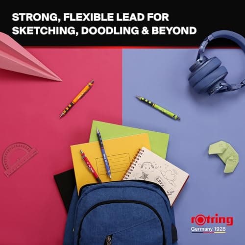 Detalle 2 de Rotring Tikky Portaminas 0,7 mm HB, cuerpo iris ✏