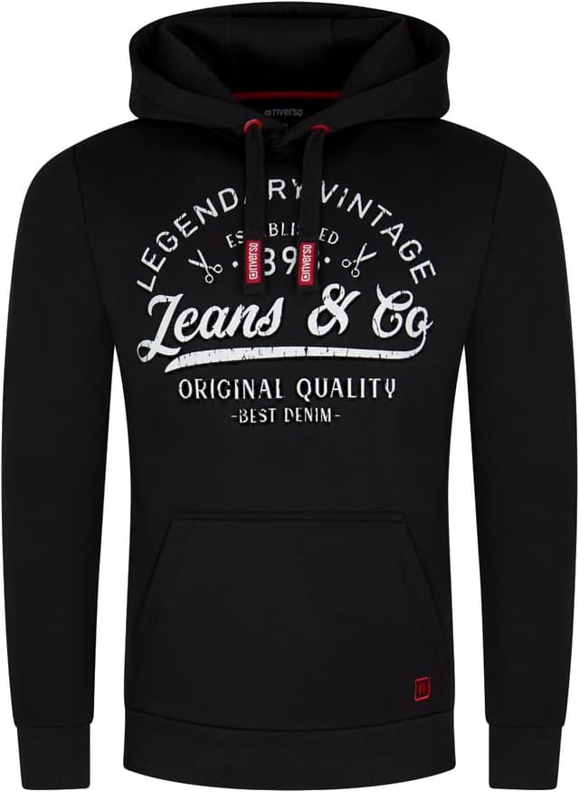 Detalle de riverso Hoodie Herren Regular Fit RIVArmin Kapuzenpullover