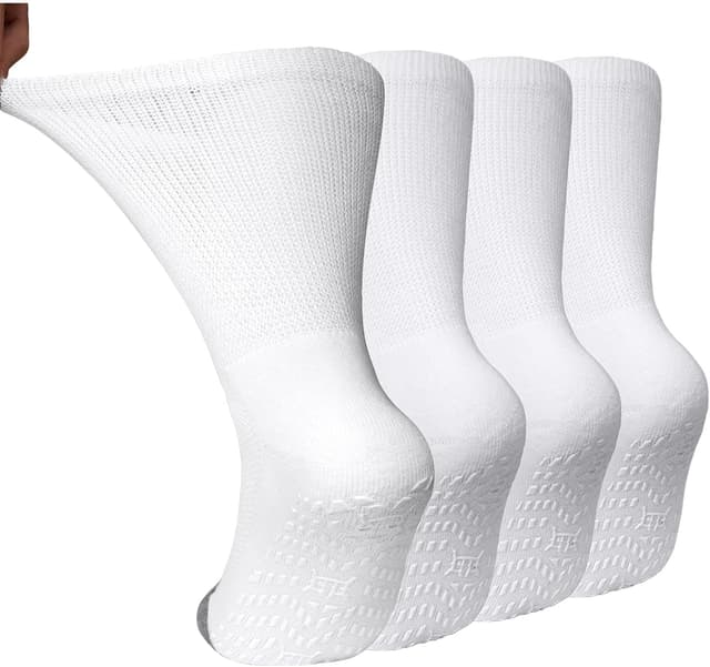 Detalle de LOFIR chaussettes diabétiques coton 4 paires