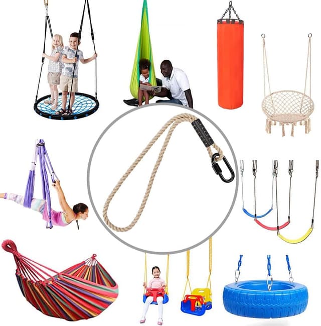 Thumbnail 6 de BeneLabel Schaukel Aufhängung Seil 150 cm