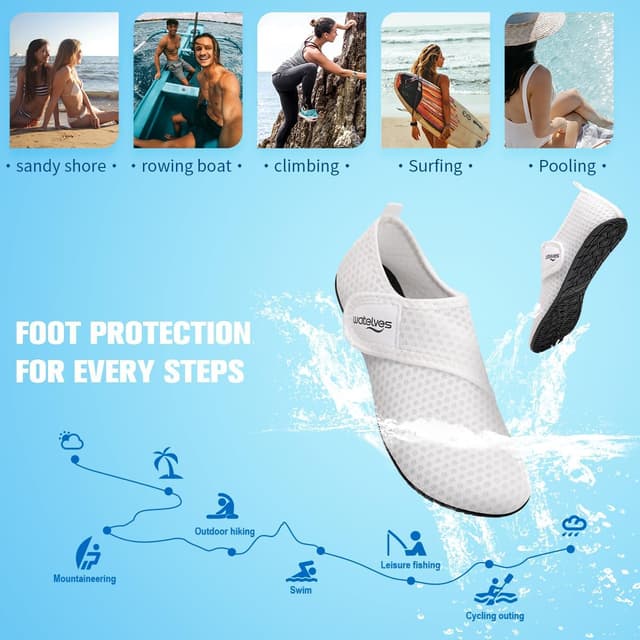 Detalle 2 de Waterproof water shoes with non-slip soles