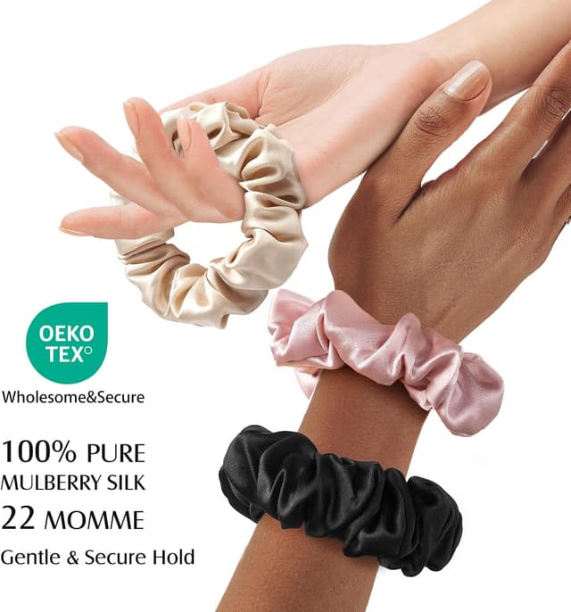 Thumbnail 1 de Umisleep Silk Scrunchies 22 Momme Hair Ties