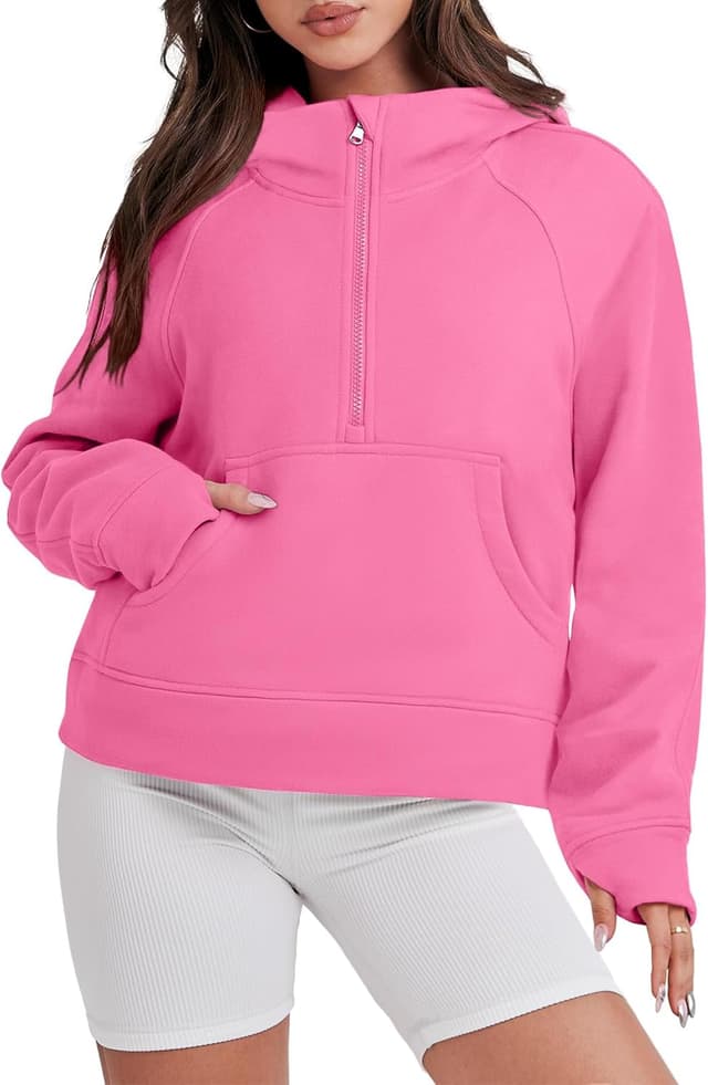Detalle 2 de Damen Hoodie mit Fleece Innenfutter