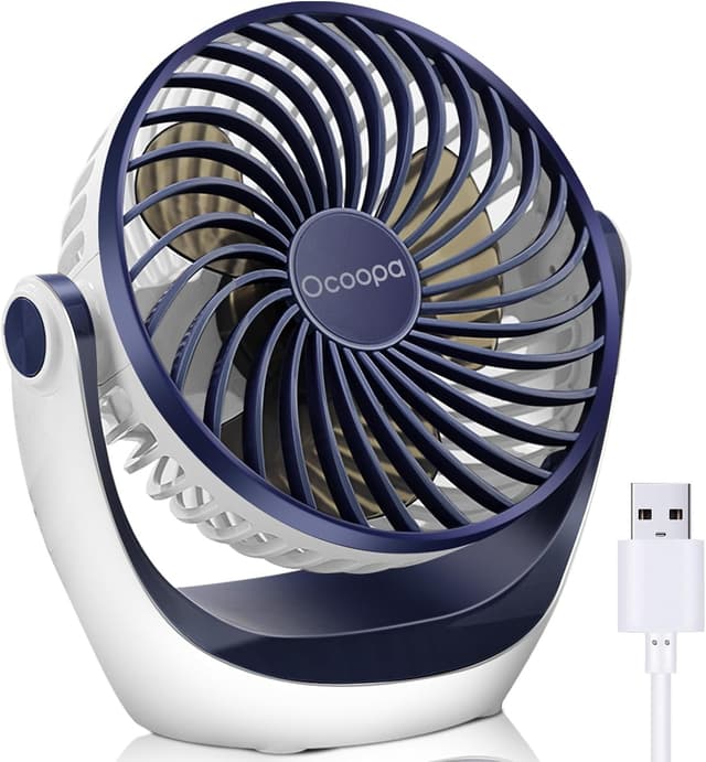 Detalle de OCOOPA USB Desk Table Fan 360° rotatable