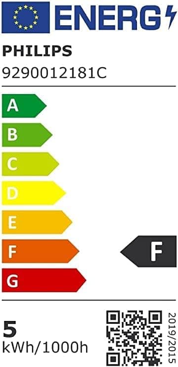 Detalle 1 de Philips Bombilla LED cristal GU10 50W luz cálida 2 unidades