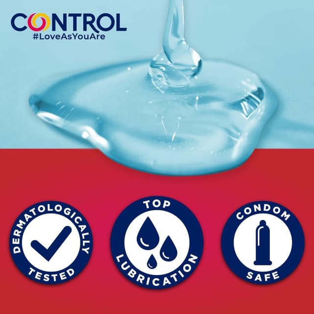 Detalle de CONTROL Gel lubrifiant Warm Touch à base de silicone – flacon 75 ml