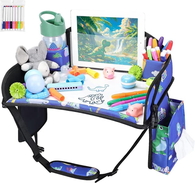 Imagen de WENRENER Kids Travel Tray for Car Seats en OfertitasTOP