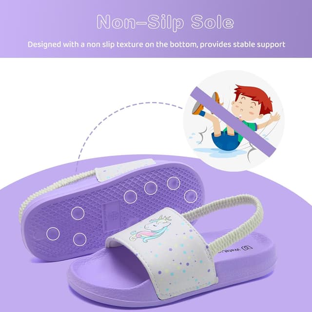 Detalle de WateLves Toddler Water Slide Sandals (Slip-On) for Swim, Beach & Everyday Summer Wear