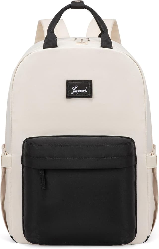 Thumbnail 6 de LOVEVOOK Laptop Backpack Womens 15.6in Beig/Black