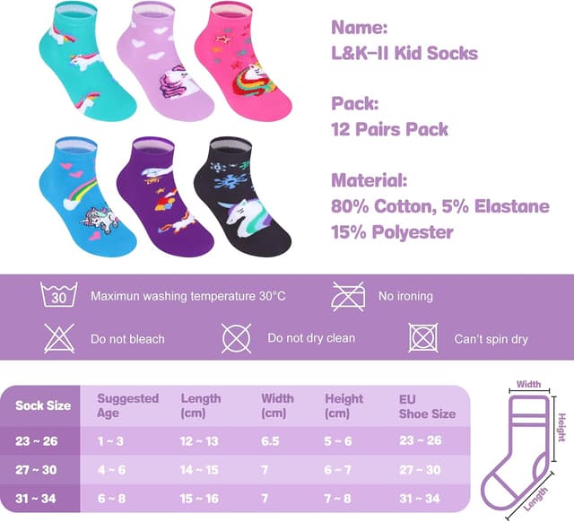 Thumbnail 6 de Chaussettes enfants coton L&K-II 10/12