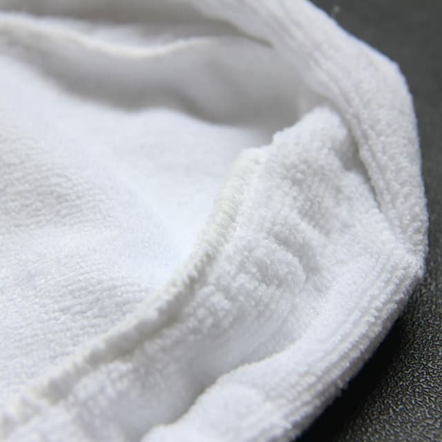 Detalle de Milisten Steam-Mop Aufsatz: 3 waschbare Dreieckstücher / Wischbezug für Dampfmop & Gartenschere