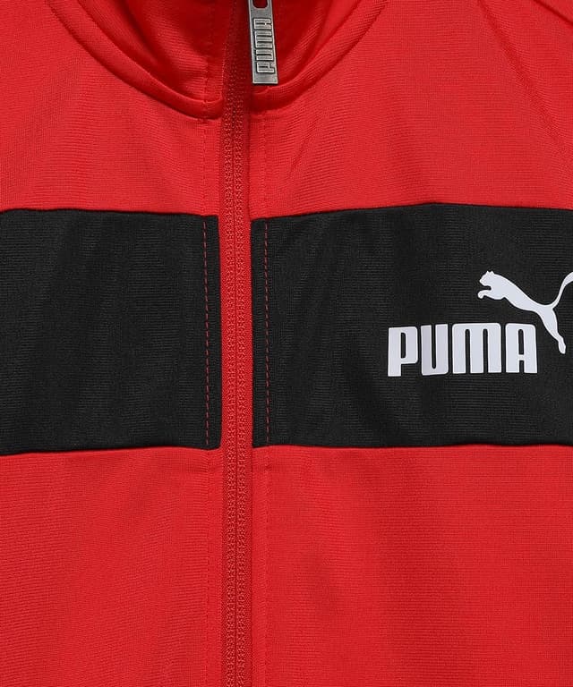 Detalle de PUMA Jungen Poly Suit Cl B Trainingsanzug – bequemer Chándal für Freizeit und Sportwear