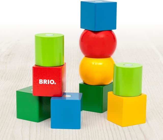 Thumbnail 6 de BRIO 30435 Magnetische Holzbausteine – magnetisches Steck- und Stapelspiel für Kinder ab 12 Monaten