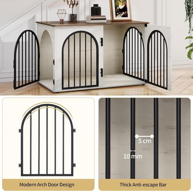 Thumbnail 2 de Hzuaneri Hundekäfig Möbel 100 cm