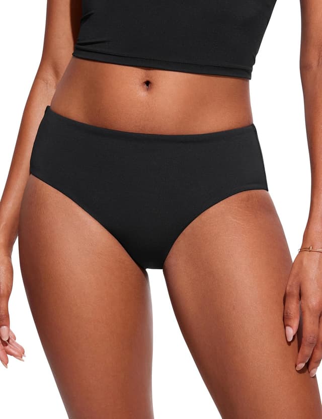 Detalle de CRZ YOGA slip bikini donna a vita media con copertura totale e asciugatura rapida