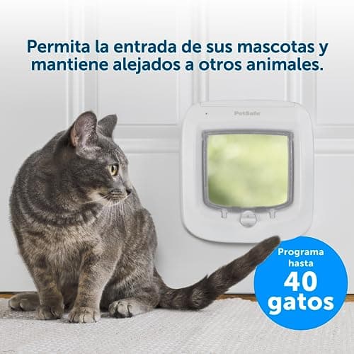 Thumbnail 2 de PetSafe Gatera con microchip para gatos, RFID de 4 posiciones de cierre
