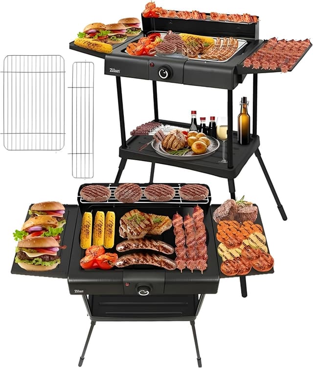 Detalle de Zilan Elektrogrill 2in1 2.400 Watt Grill