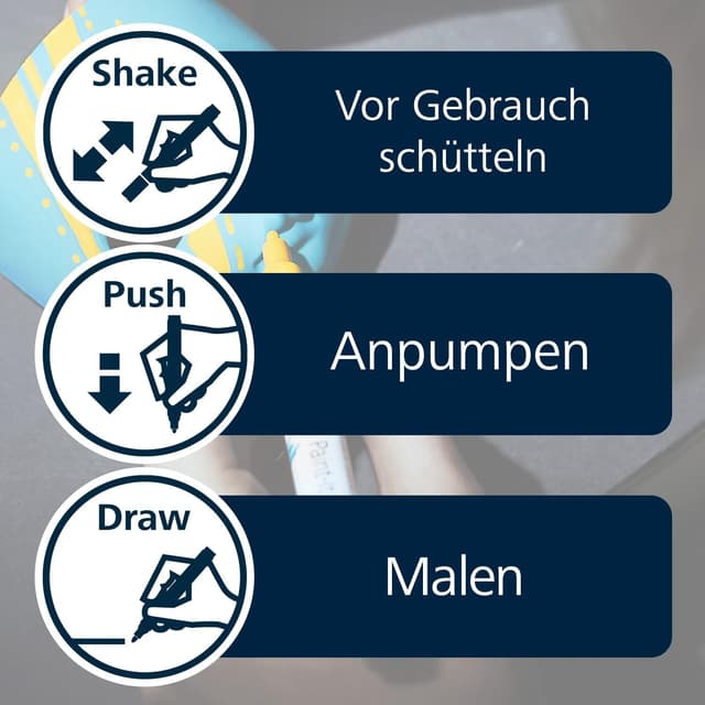 Detalle de Schneider Paint-It Acrylstifte 120202 im 5er Pack, rot – deckender Acrylmarker mit 4 mm Rundspitze