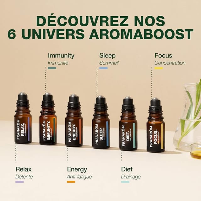 Thumbnail 6 de PRANAROM Aromaboost Relax Bio 🌿 - Roll-On Antiestrés 5ml