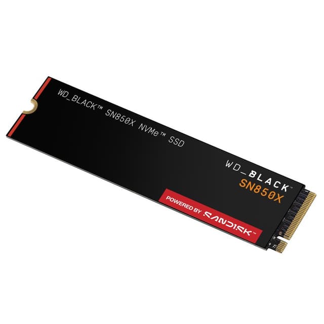 Detalle de SanDisk WD_BLACK SN850X 4TB SSD NVMe M.2 PCIe 4.0 (hasta 7.300 MB/s)