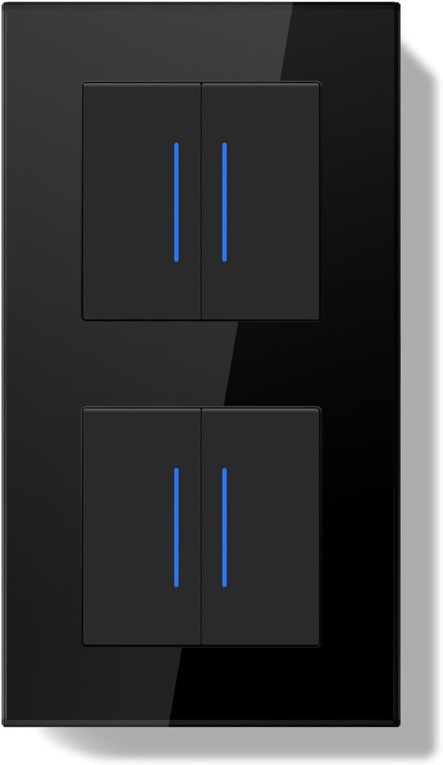 Imagen de BSEEDLIFE Double Interrupteur Mural avec LED ⚡ en OfertitasTOP