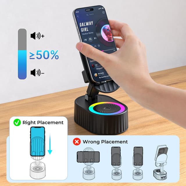 Thumbnail 6 de AKLLCCR Wireless Induction Speaker 3000mAh