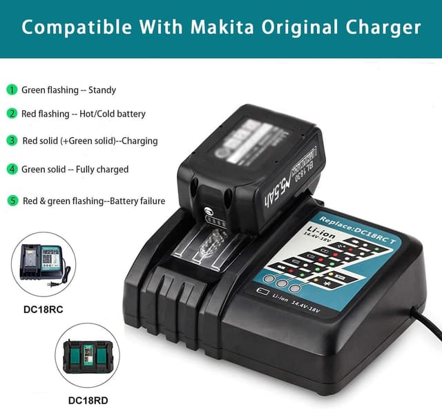 Thumbnail 5 de Ma-Kita 18V Ersatzakku 5000mAh – 2 Stück