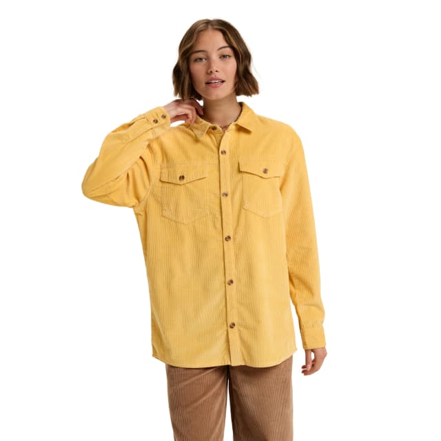 Detalle de Roxy Let It Go Cord — camisa de mujer