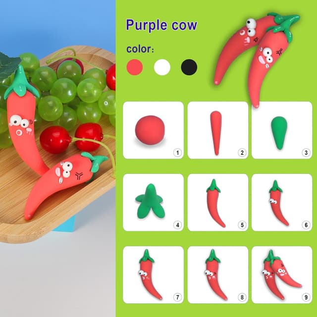 Thumbnail 4 de Ixiaoyoo Air Dry Clay Kit 28 Colors