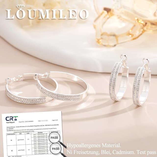 Thumbnail 6 de LOUMILEO 5MM Creolen Silber 925