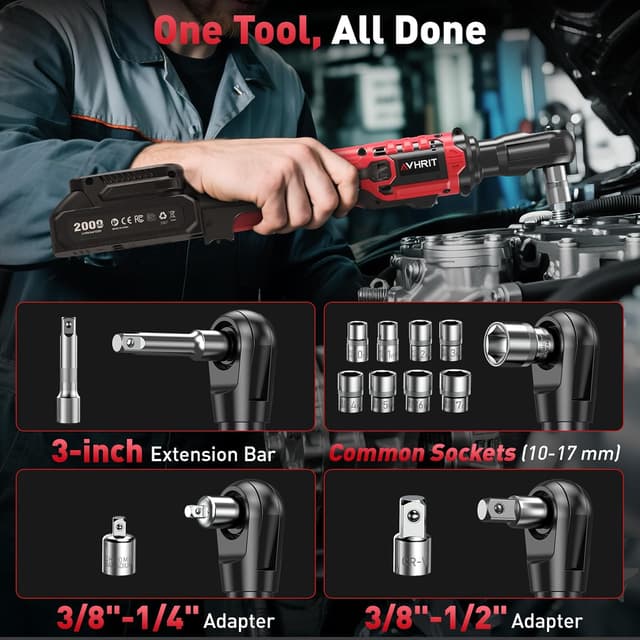 Thumbnail 6 de Avrhit Akku Schlagschrauber 1300 Nm 1/2 Zoll