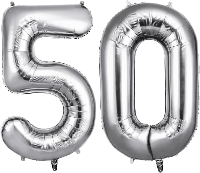 Imagen de OFFCUP Zahlen Luftballon 50 101 cm 🎈 en OfertitasTOP