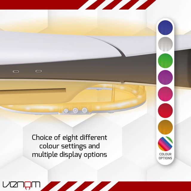 Detalle de Support PS5 Venom horizontal LED