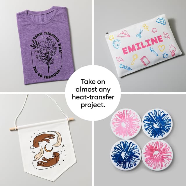 Detalle de Cricut EasyPress 3 (9x9 in) heat press for T-shirts, cushions and more – Zen Blue